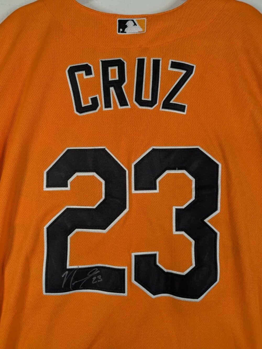 Nelson Cruz Signed Orioles Jersey #23 Majestic Authentic Sz 54 60th Patch NWT - Picture 3 of 5